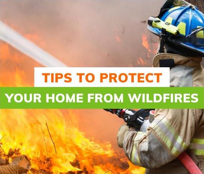 Firefighter Hosing a Wildfire | Essential Tips to Protect Your Home From Wildfires
