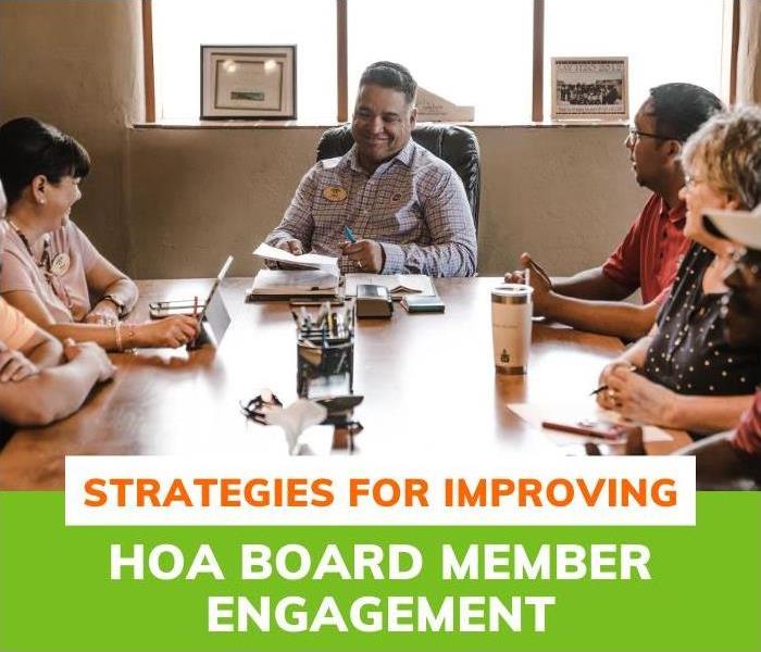 HOA Board members sitting around a table | Strategies for Improving HOA Board Member Engagement